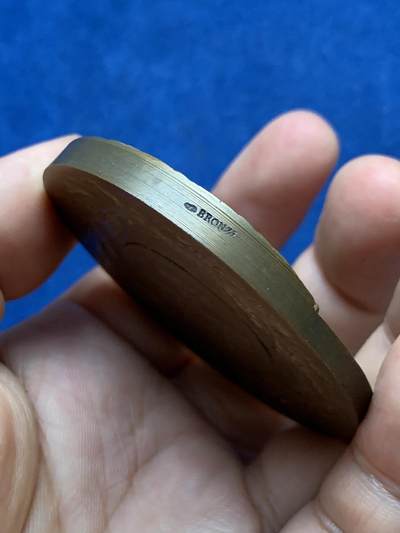 《竞宝斋》第410场 周日，周一，2场连拍 （全场包邮） 法国巴黎第八届国际航海展览会纪念大铜章 好品 高浮雕 85.3克 58.5mm 丰饶角铜标