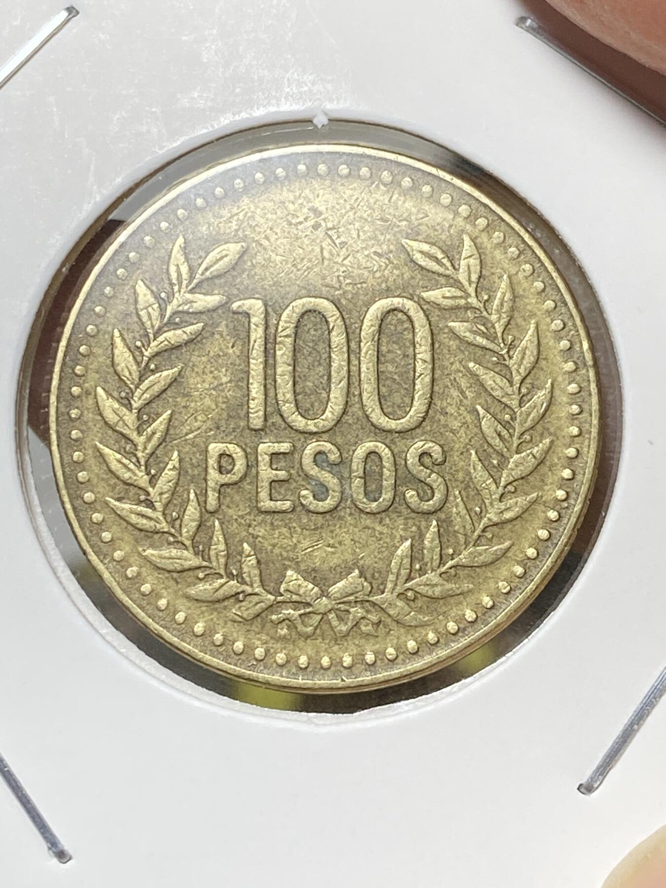 2025年第八十一场(总第一百零七场）外国好品散币(免佣金) 哥伦比亚🇨🇴2006年100比索(第二版，大面值版)