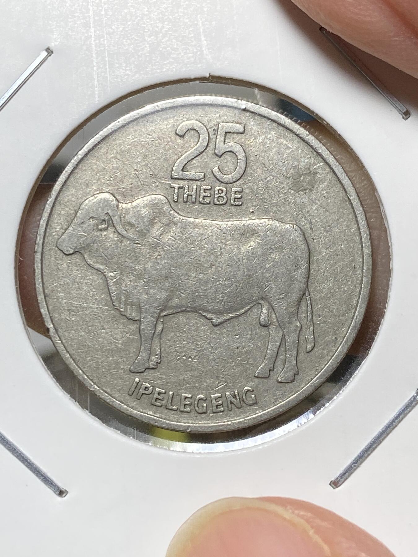 2025年第八十一场(总第一百零七场）外国好品散币(免佣金) 博茨瓦纳🇧🇼1984年25西比(独立后第一套第一版，铜镍材质)