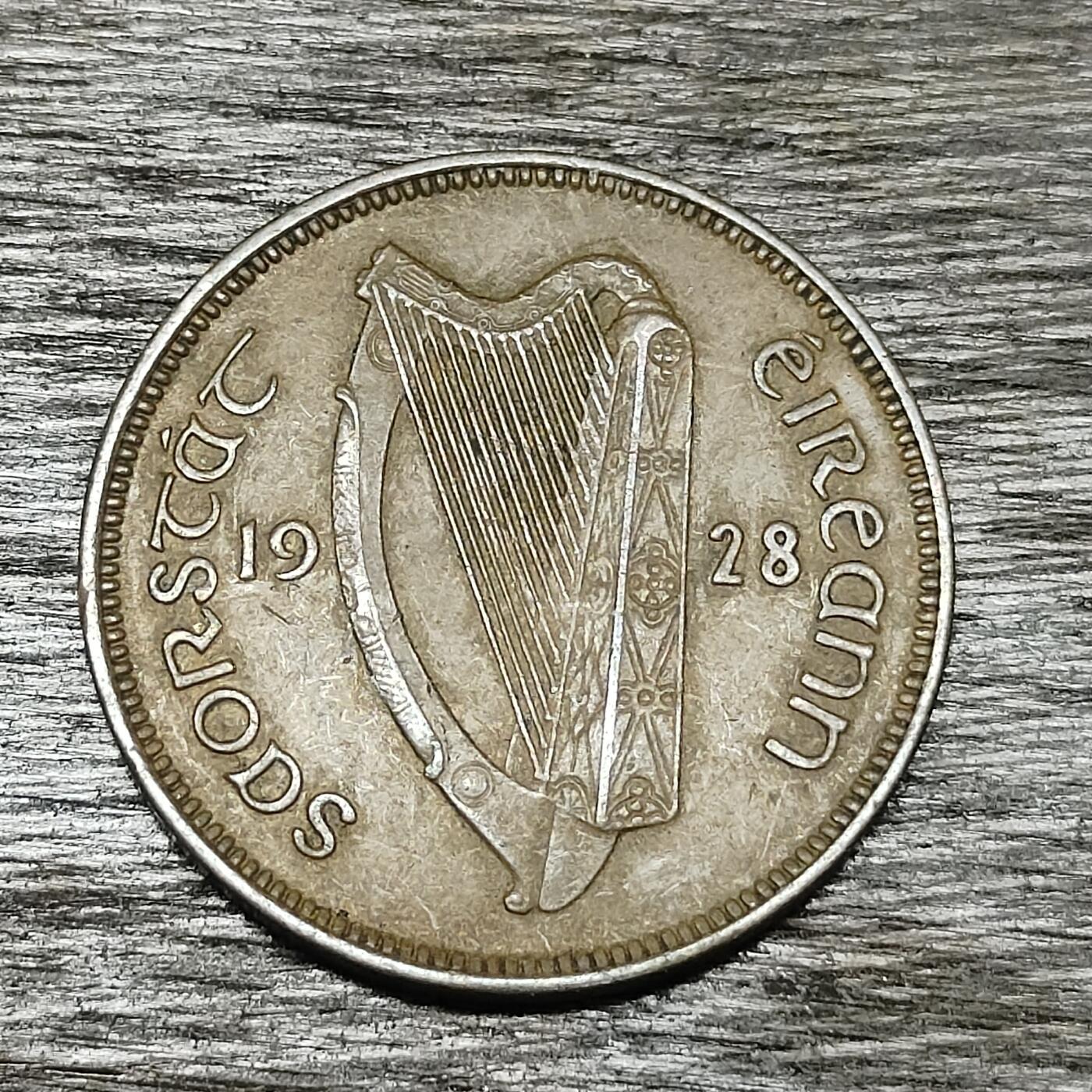 【铜匠收藏】★第130场★散币场，无佣金，30包邮。不满30元，支付5元运费。《接受代拍 代送NGC评级》 爱尔兰 1928年 半便士