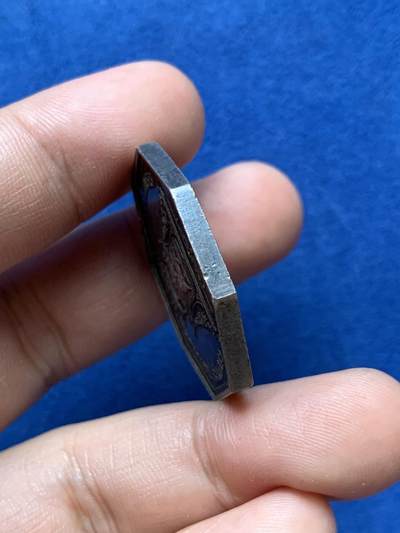 《竞宝斋》第410场 周日，周一，2场连拍 （全场包邮） 法国1818里昂地区八角银质代币 左脚扛旗 18.15克 32.4mm 早期无边铭