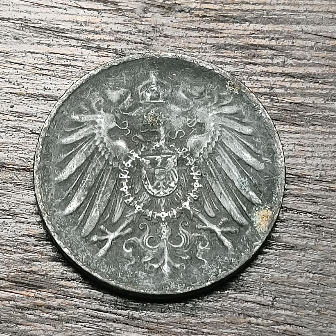 【铜匠收藏】★第130场★散币场，无佣金，30包邮。不满30元，支付5元运费。《接受代拍 代送NGC评级》 1917年 5芬尼 长翅 