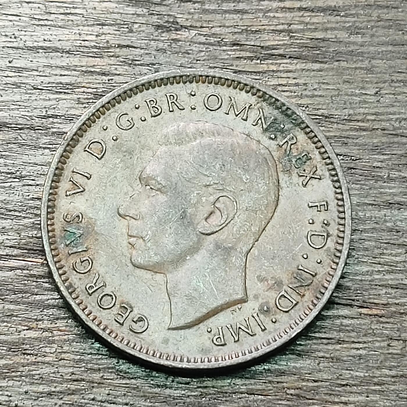 【铜匠收藏】★第130场★散币场，无佣金，30包邮。不满30元，支付5元运费。《接受代拍 代送NGC评级》 英国 1法新 1944年 知更鸟 铜币