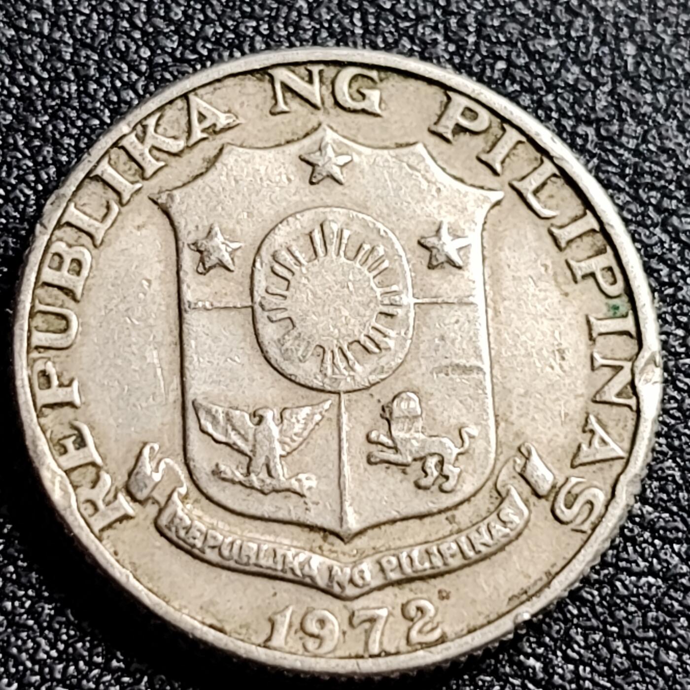 泉币菌-第91场-精品福利场 菲律宾1972年25分 画家胡安·卢纳 铜镍锌币 21mm