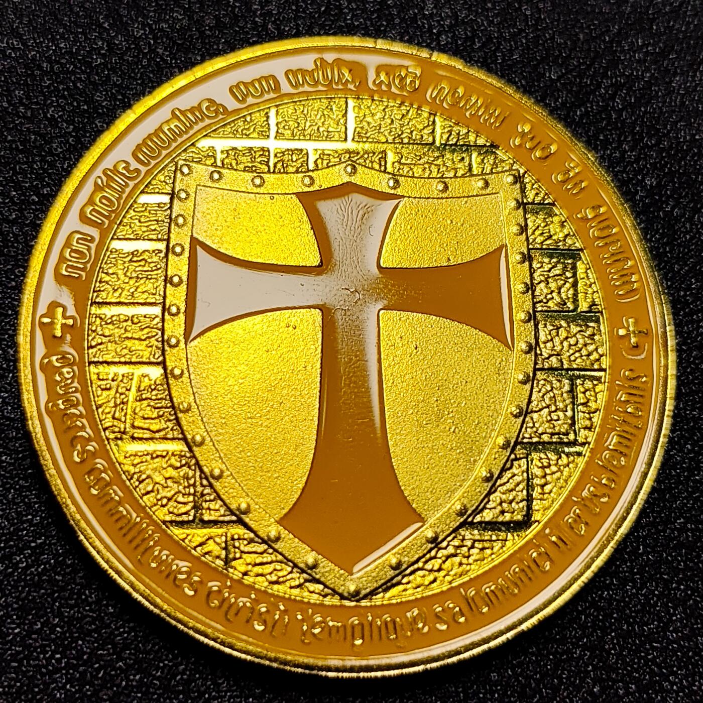 泉币菌-第92场-精品福利场 纪念品 金色-马剑骑士 直径40mm 厚3mm 纪念章