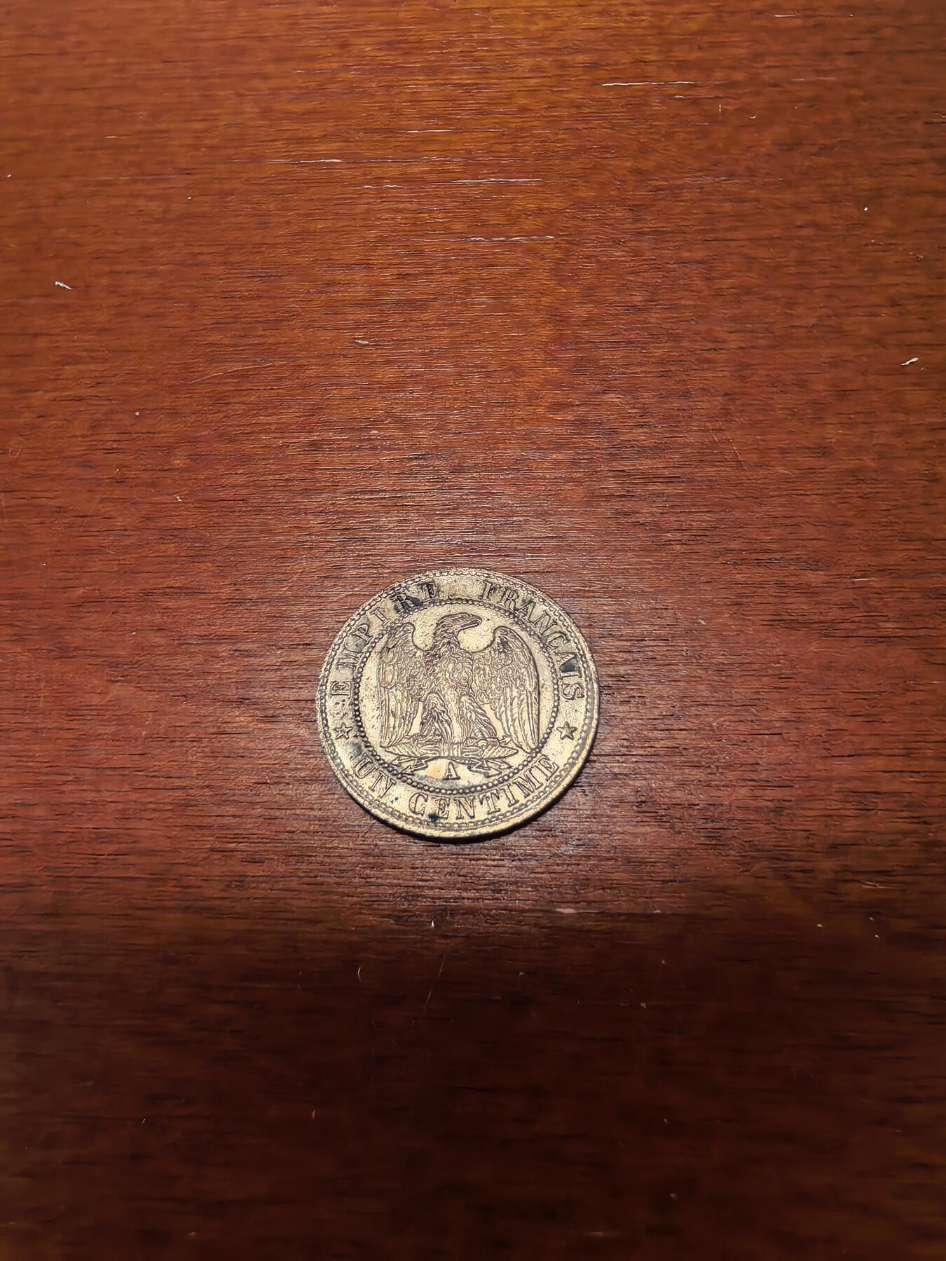 长老汇蛇年精选第三十八场拍卖 1862A法国拿破仑三世1分铜币，细节都在（1）