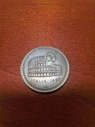长老汇马年精选第十九场拍卖 1990古巴世界杯1比索铜币，2000枚
