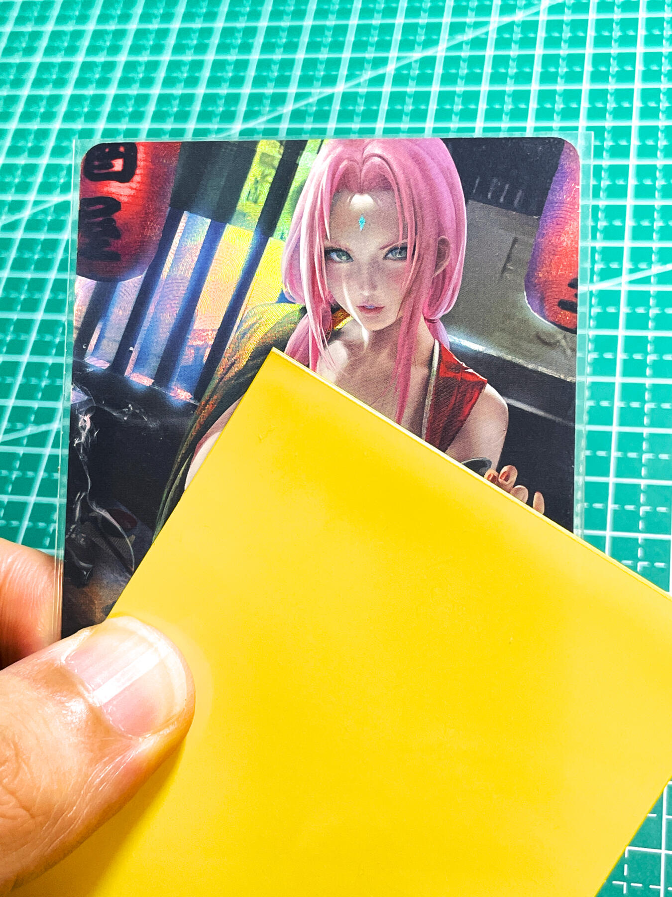 显眼宝28期【关注参拍有赠卡】 岁月如梭   老卡系列    小樱醉酒艺术卡   共1张   折光彩闪工艺   大卡尺寸  63*88