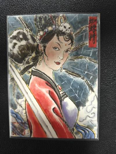 天玑星卡拍第115期《8.21周四截拍》持续收拍收评中 满赠卡需备注 - 【手绘卡】张先军 蜘蛛精 手绘卡