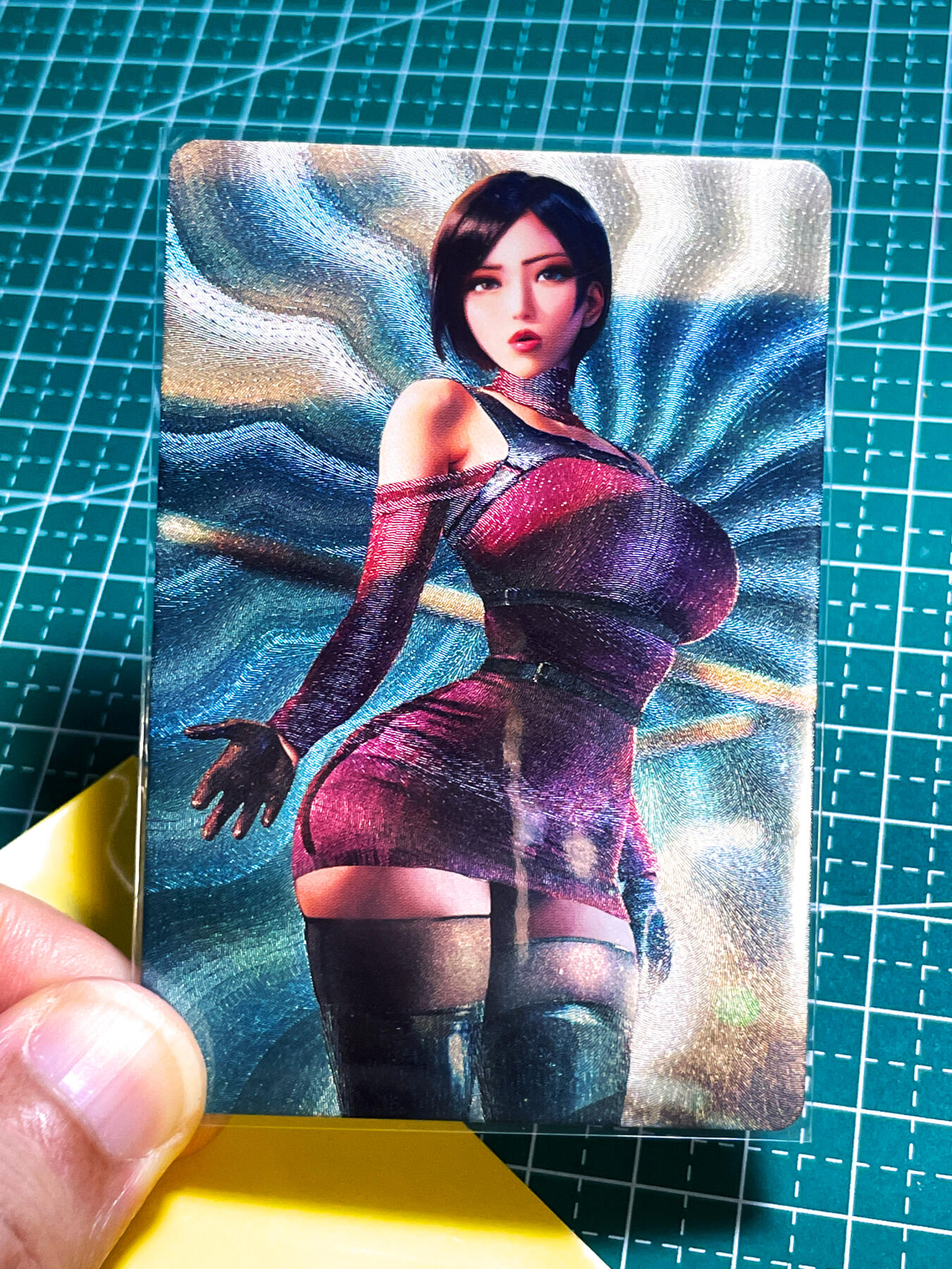 显眼宝28期【关注参拍有赠卡】 岁月如梭   老卡系列    艾达王艺术卡   共1张   粗闪工艺   小卡尺寸  60*87