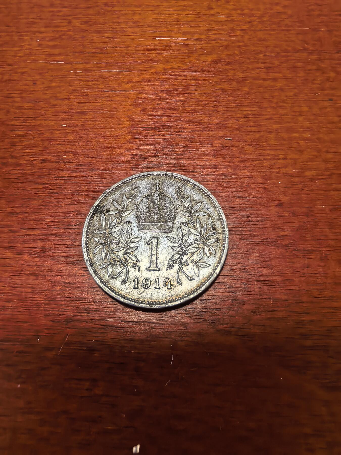 长老汇蛇年精选第三十八场拍卖 1914奥地利约瑟夫一世1科罗纳银币