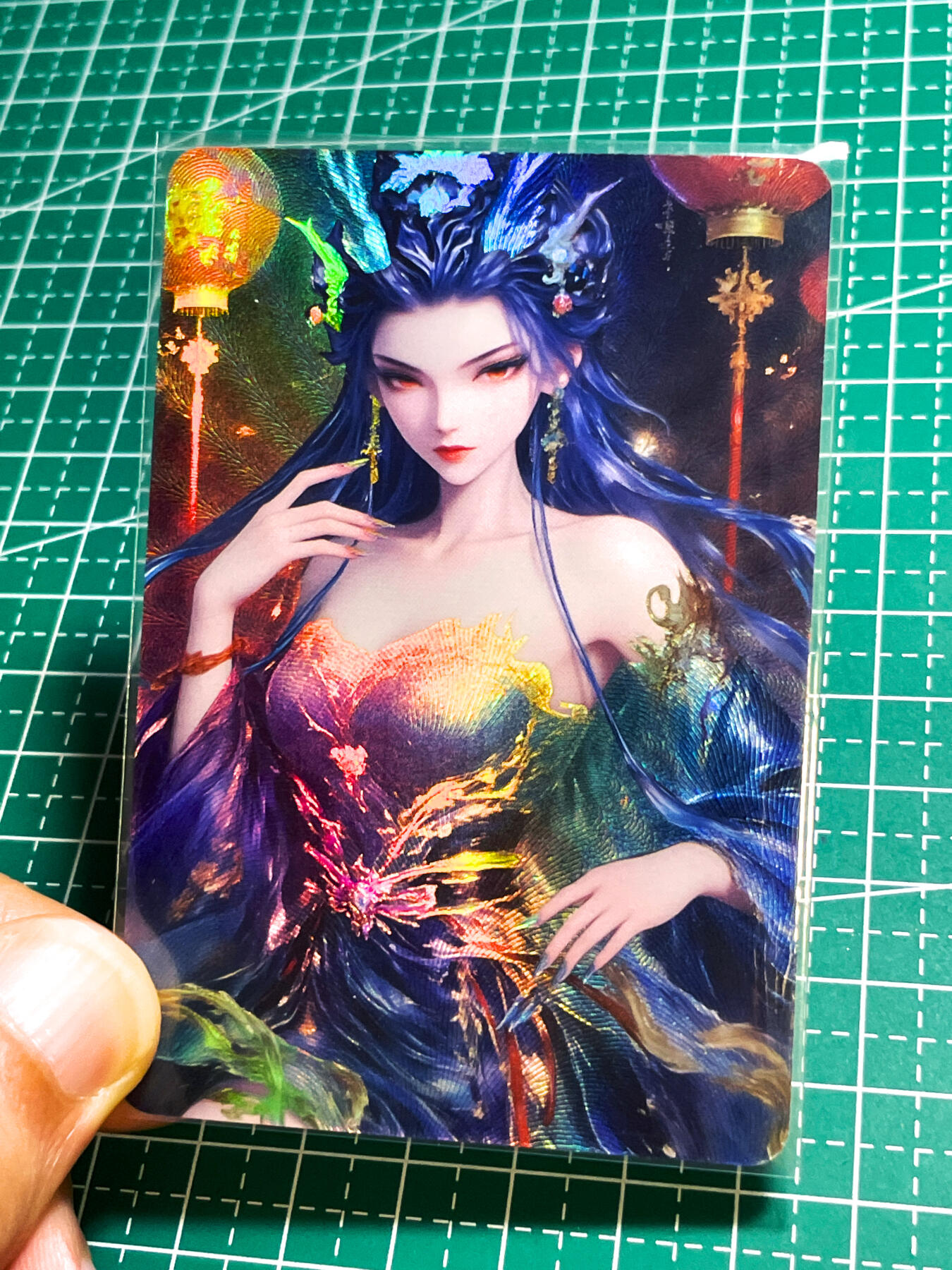 显眼宝28期【关注参拍有赠卡】 新年贺岁卡   傲润拜年卡 共1张   折光彩闪   小卡尺寸  60*87