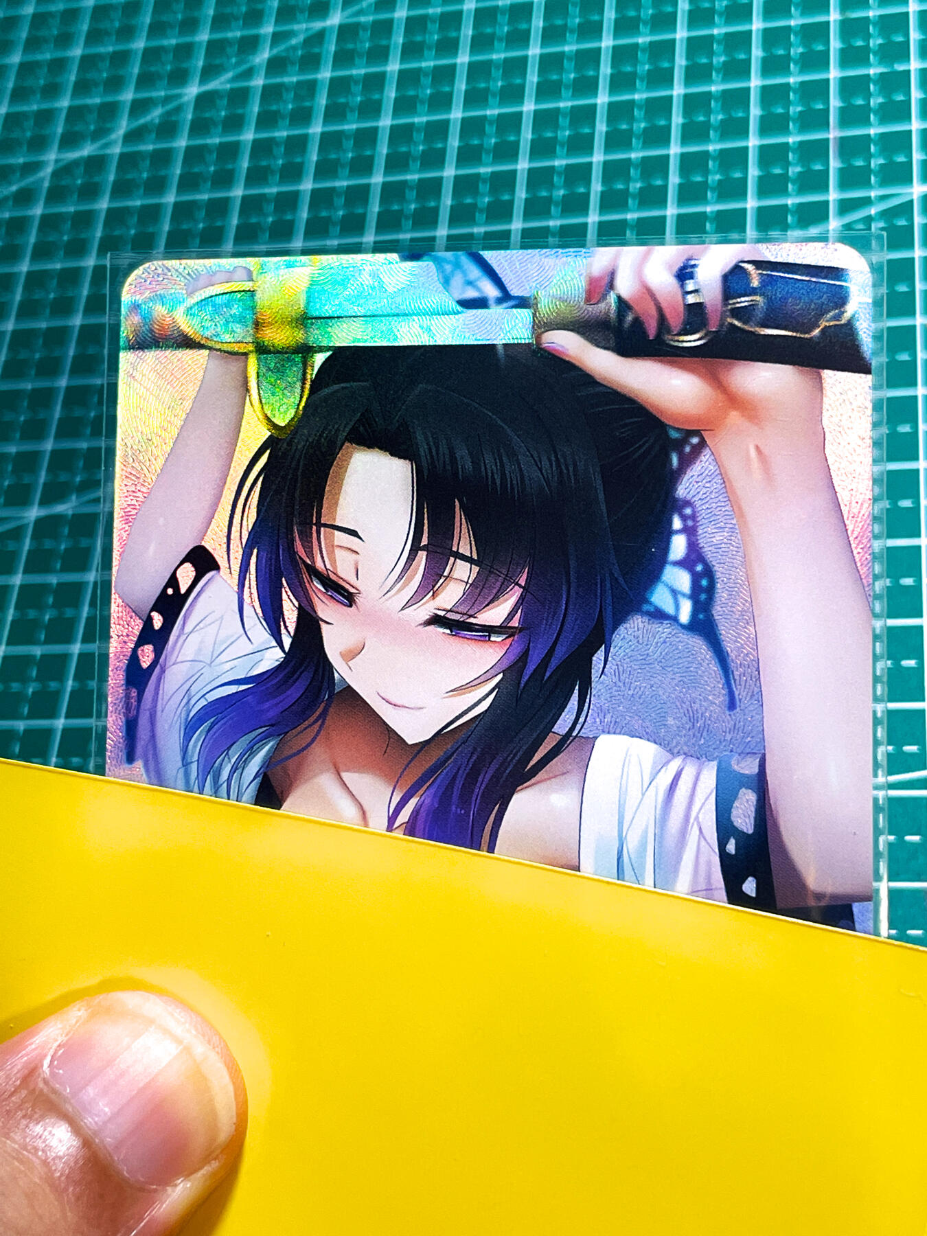 显眼宝28期【关注参拍有赠卡】 岁月如梭   老卡系列    蝴蝶忍3艺术卡   共1张   折光彩闪工艺   大卡尺寸  63*88