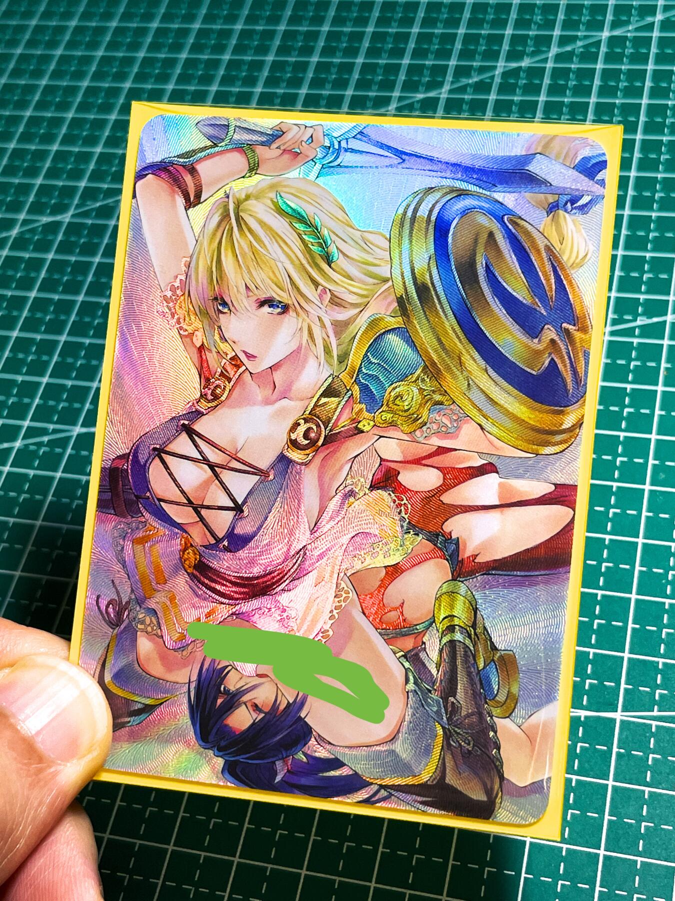 显眼宝28期【关注参拍有赠卡】 【超耐看】拳皇街霸对战系列  折光彩闪 大卡尺寸 63*88 1号