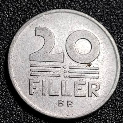 泉币菌-第92场-精品福利场 - 匈牙利1974年20菲勒铝币 21mm 社会主义时期