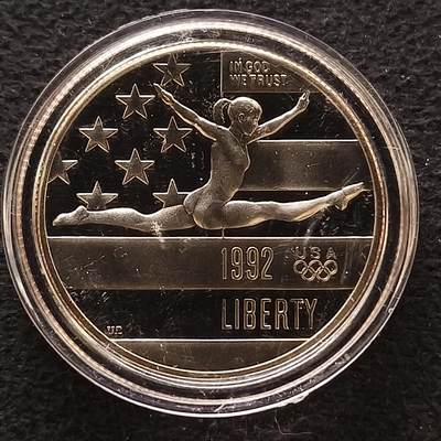 【全场包邮】纯粹捡漏拍453场 - 美国1992年半元巴塞罗那奥运会精制纪念币