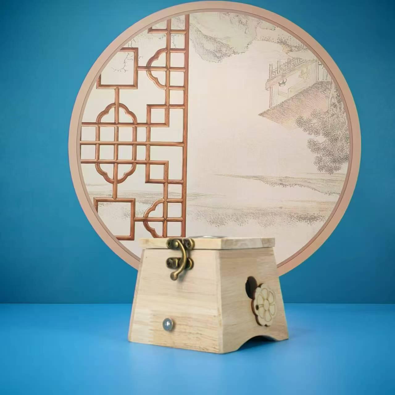 省心套装二：野生石墨绒4.0cm*20cm*4支+单孔4.0cm艾灸盒+艾灸图