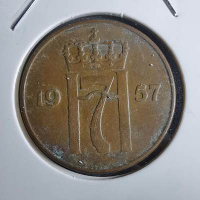 沼泽如烟--第813场 - 挪威1957年5欧尔