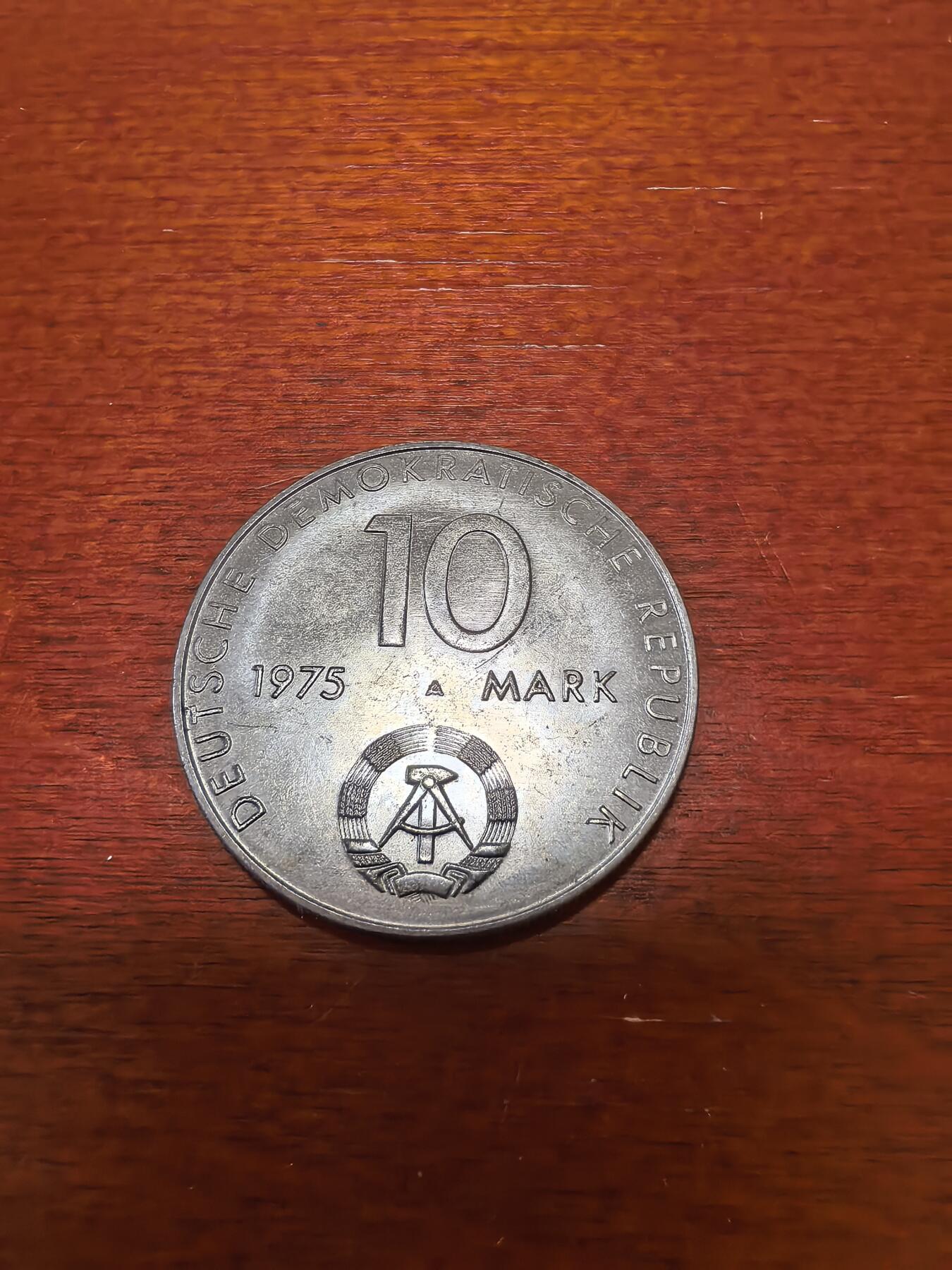 长老汇蛇年精选第三十八场拍卖 1975东德华沙协约成立20周年10马克铜镍币