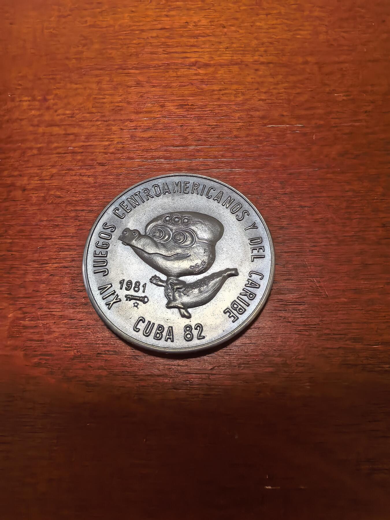 长老汇蛇年精选第三十八场拍卖 1981古巴中美洲运动会1比索铜镍币，5000枚