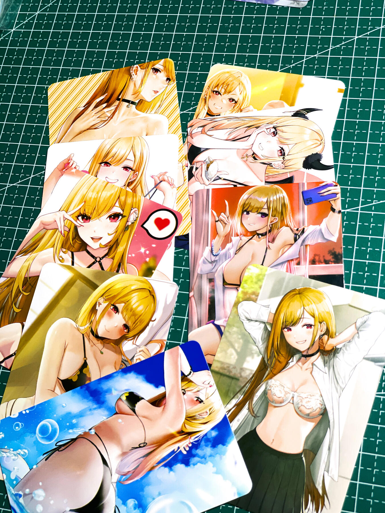 显眼宝28期【关注参拍有赠卡】 卡兔卡牌     九拼卡系列   喜多川海梦  共九张   普卡（部分卡艺术）   小卡尺寸  60*87