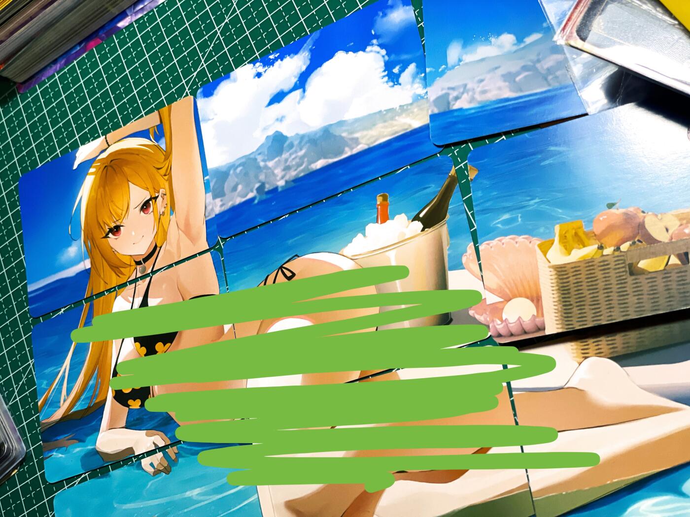 显眼宝28期【关注参拍有赠卡】 卡兔卡牌     九拼卡系列   喜多川海梦  共九张   普卡（部分卡艺术）   小卡尺寸  60*87