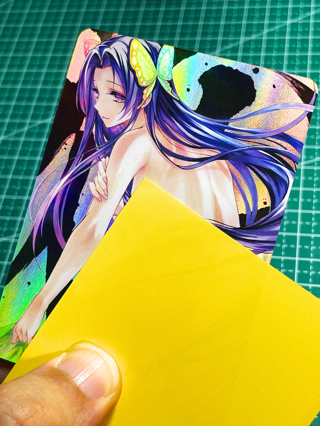 显眼宝28期【关注参拍有赠卡】 【经典美背】超高颜值美背卡 蝴蝶忍 一枚  折光彩闪 大卡尺寸 63*88