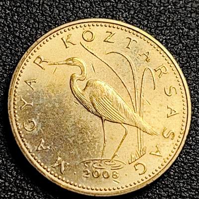 泉币菌-第91场-精品福利场 - 匈牙利5福林 白鹭 重4.2克 直径21.2毫米