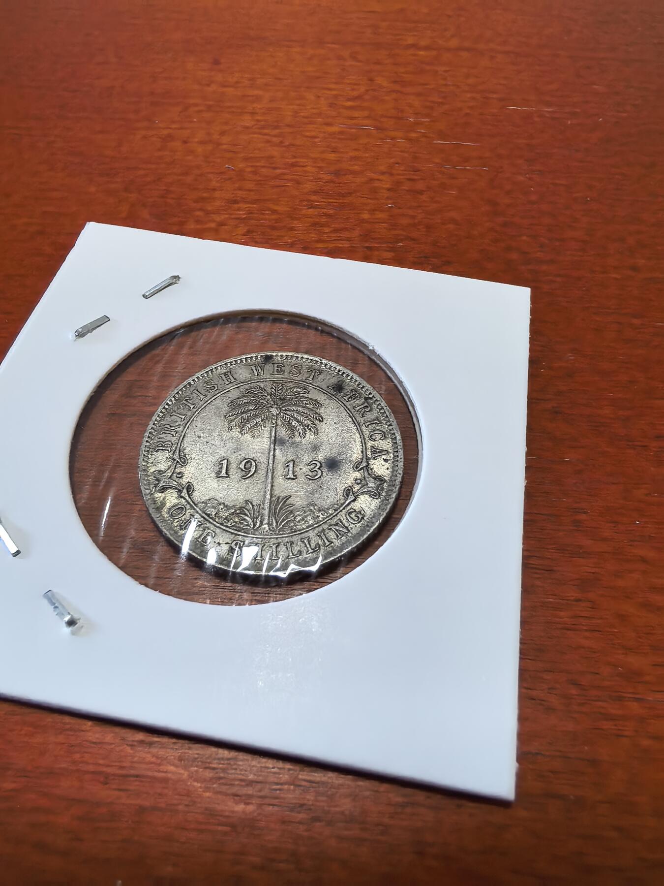 长老汇蛇年精选第三十八场拍卖 1913英属西非乔治五世1先令银币