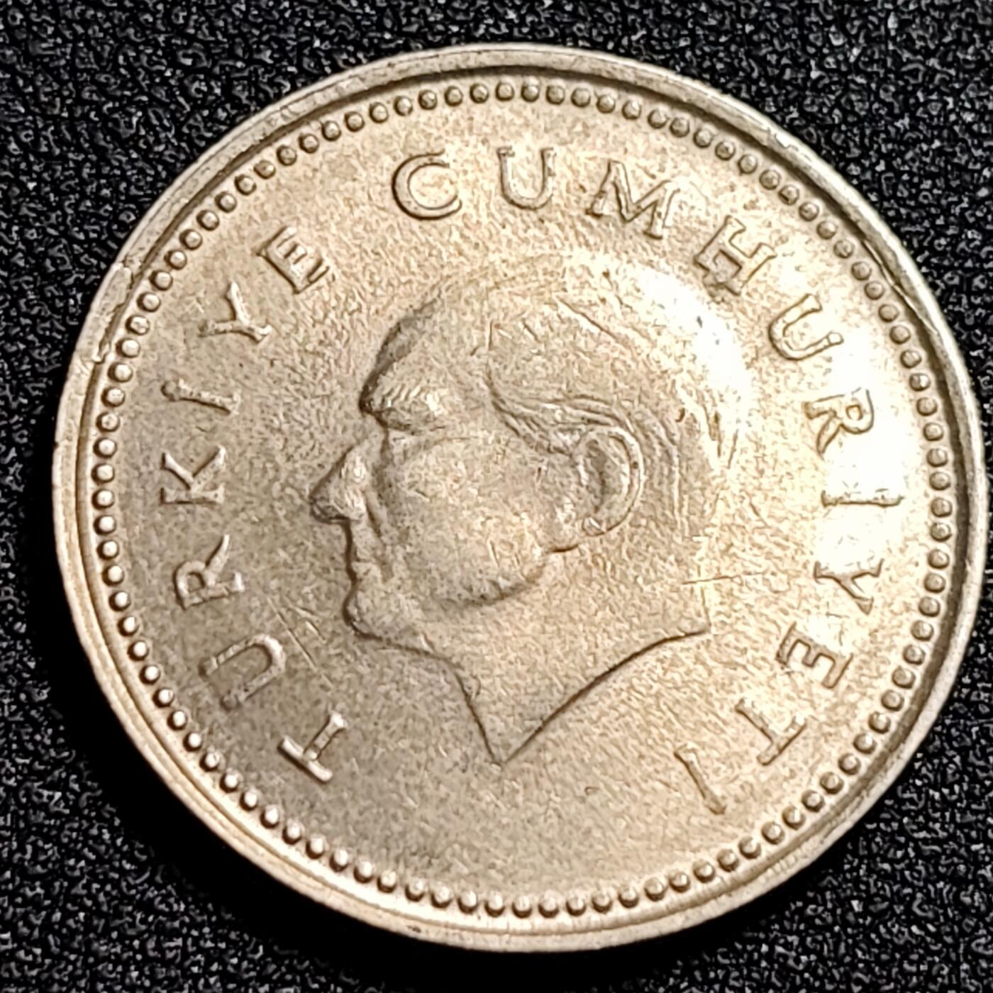泉币菌-第92场-精品福利场 原光美品 土耳其1000里拉镍币 1993年 25.5mm 凯末尔总统