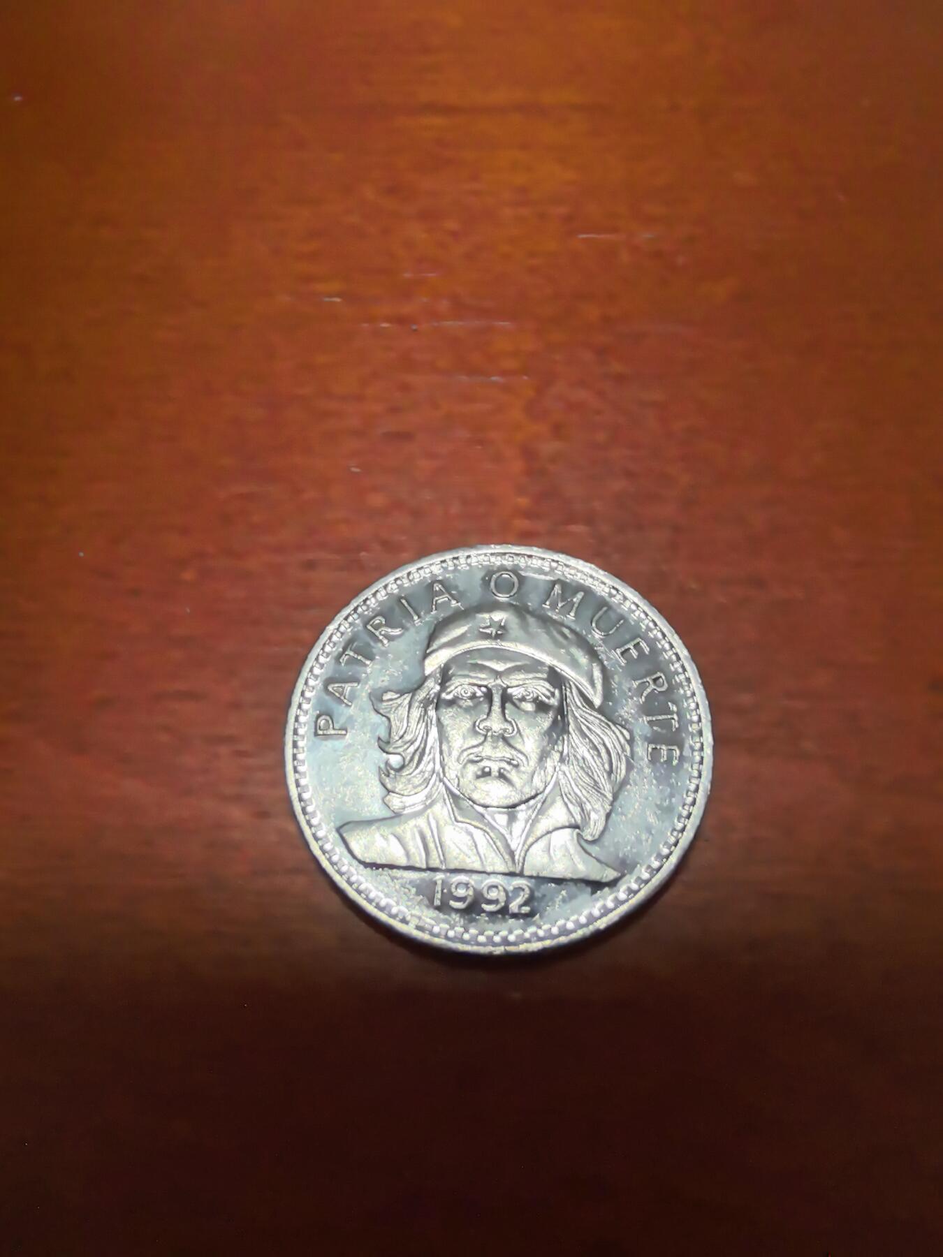 长老汇蛇年精选第三十八场拍卖 1992古巴切·格拉瓦3比索镍包钢币