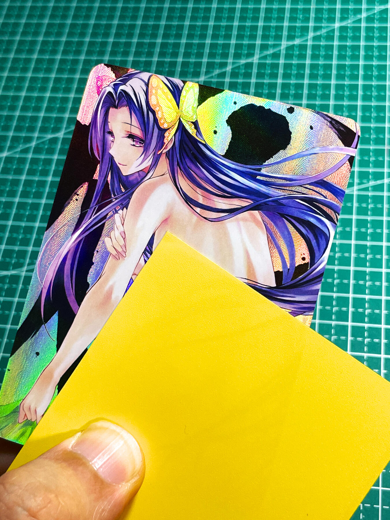 显眼宝28期【关注参拍有赠卡】 【经典美背】超高颜值美背卡 蝴蝶忍 一枚  折光彩闪 大卡尺寸 63*88