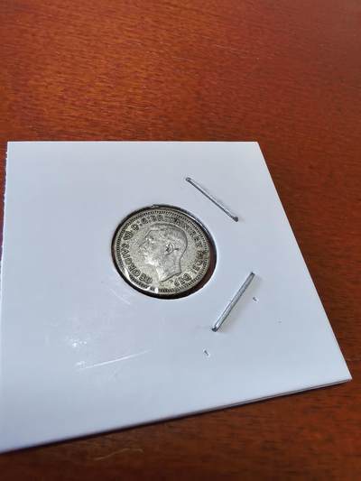 长老汇马年精选第六场拍卖 - 1951澳大利亚乔治六世3便士银币