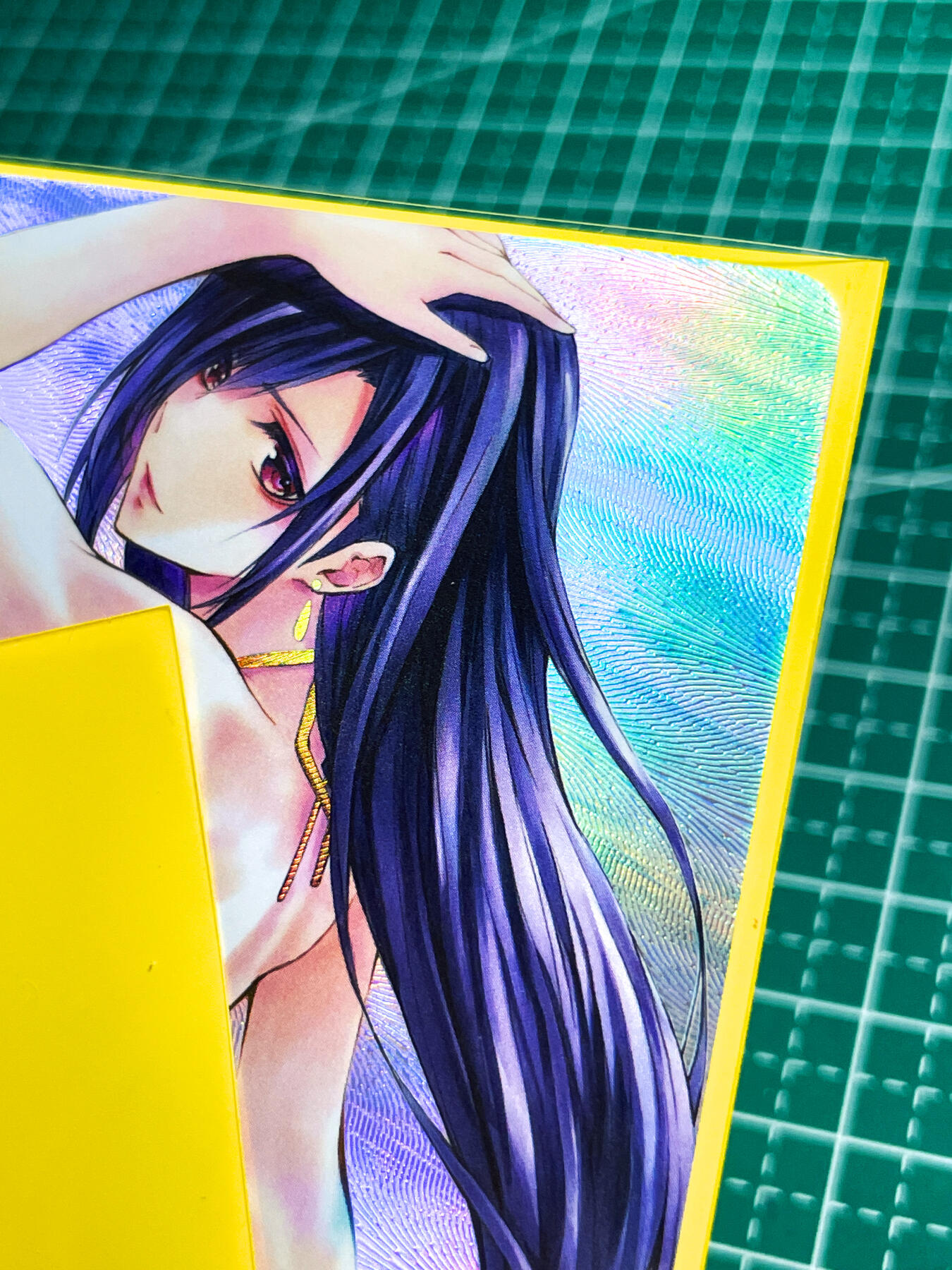 显眼宝28期【关注参拍有赠卡】 【经典美背】超高颜值美背卡 tifa 蒂法  一枚  折光彩闪 大卡尺寸 63*88