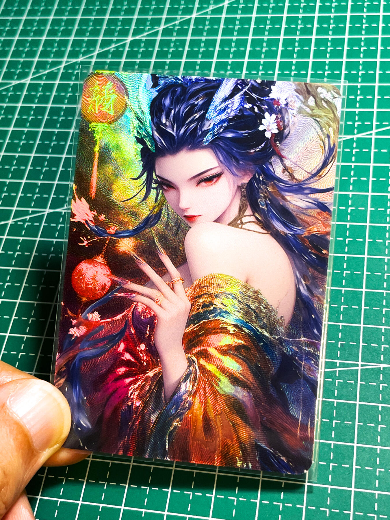 显眼宝28期【关注参拍有赠卡】 新年贺岁卡   傲润拜年卡 共1张   折光彩闪   小卡尺寸  60*87