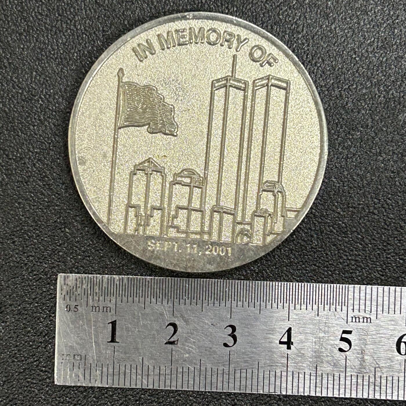 西秦中古拍卖第五十五期 美国911事件纪念章 挑战币
