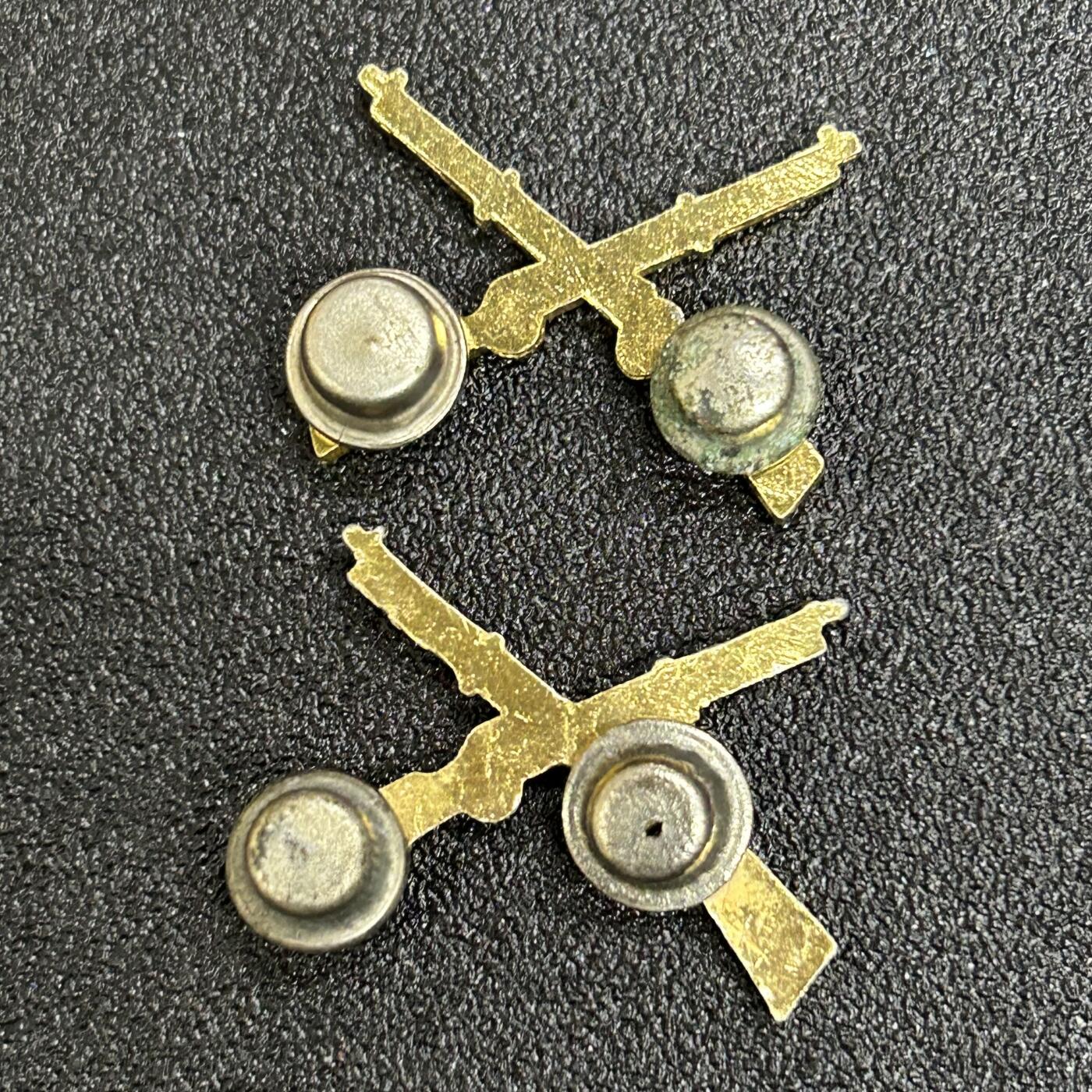 西秦中古拍卖第五十五期 早期民国步兵领章 退台后版本