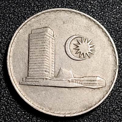 泉币菌-第92场-精品福利场 - 马来西亚1981年20仙 大厦版 铜镍币 23.6mm