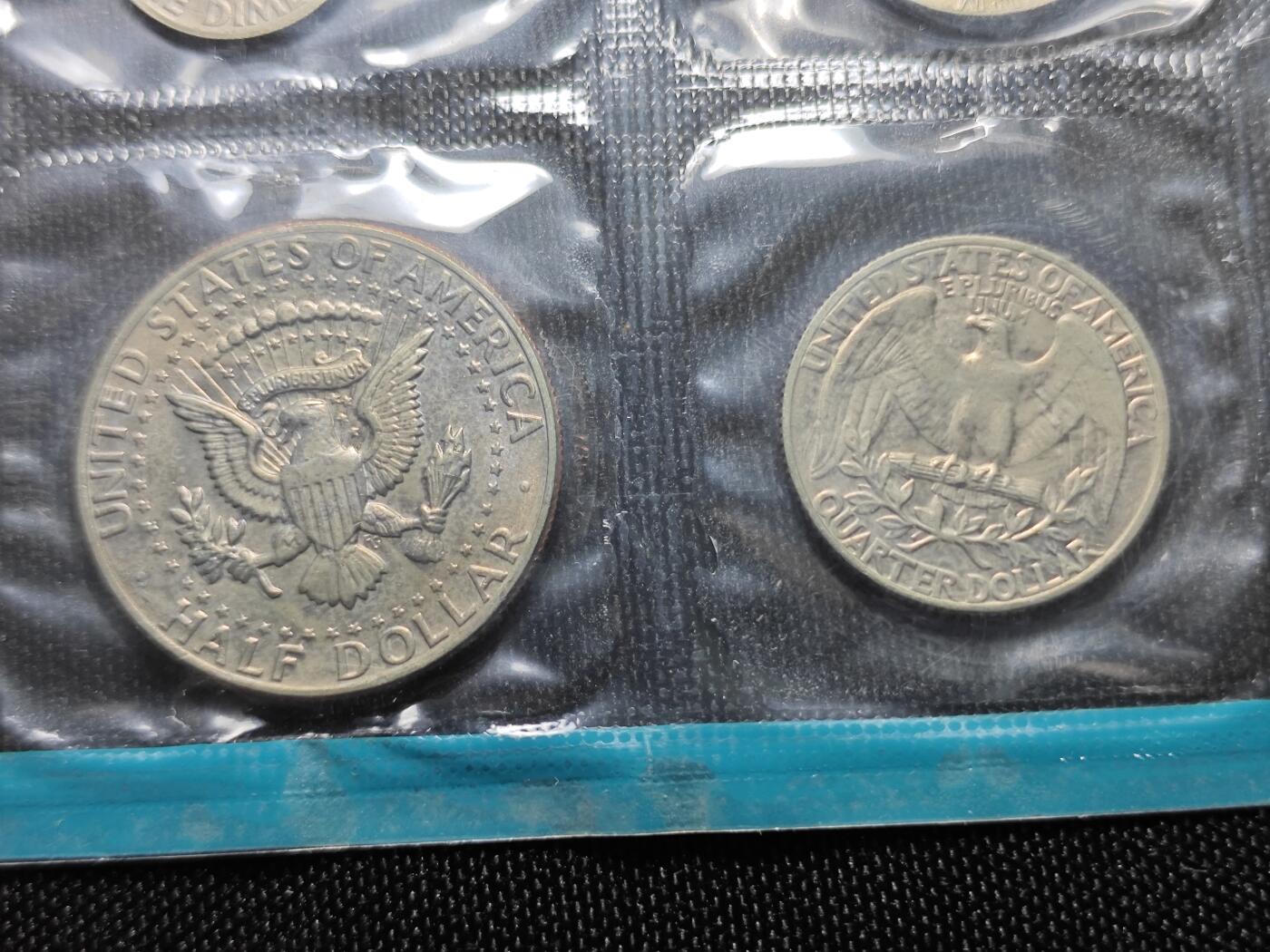 KK钱币收藏小铺 套币 银币专场 2月预留时间 周末发货  1971美国大小面值清年一套
