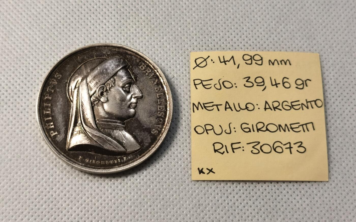 甄臻铺-世界币章拍卖（第30期），送拍享返佣金等优惠多多 1850年VICTORIA COLONNA 纪录诗人和诺贝尔银奖 数学奖，直径41.95mm，重44.06g