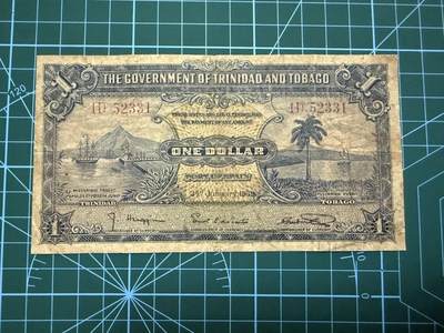 【炜奕收藏】，第四十二期 - 1939年特立尼达和多巴哥1元，流通品相