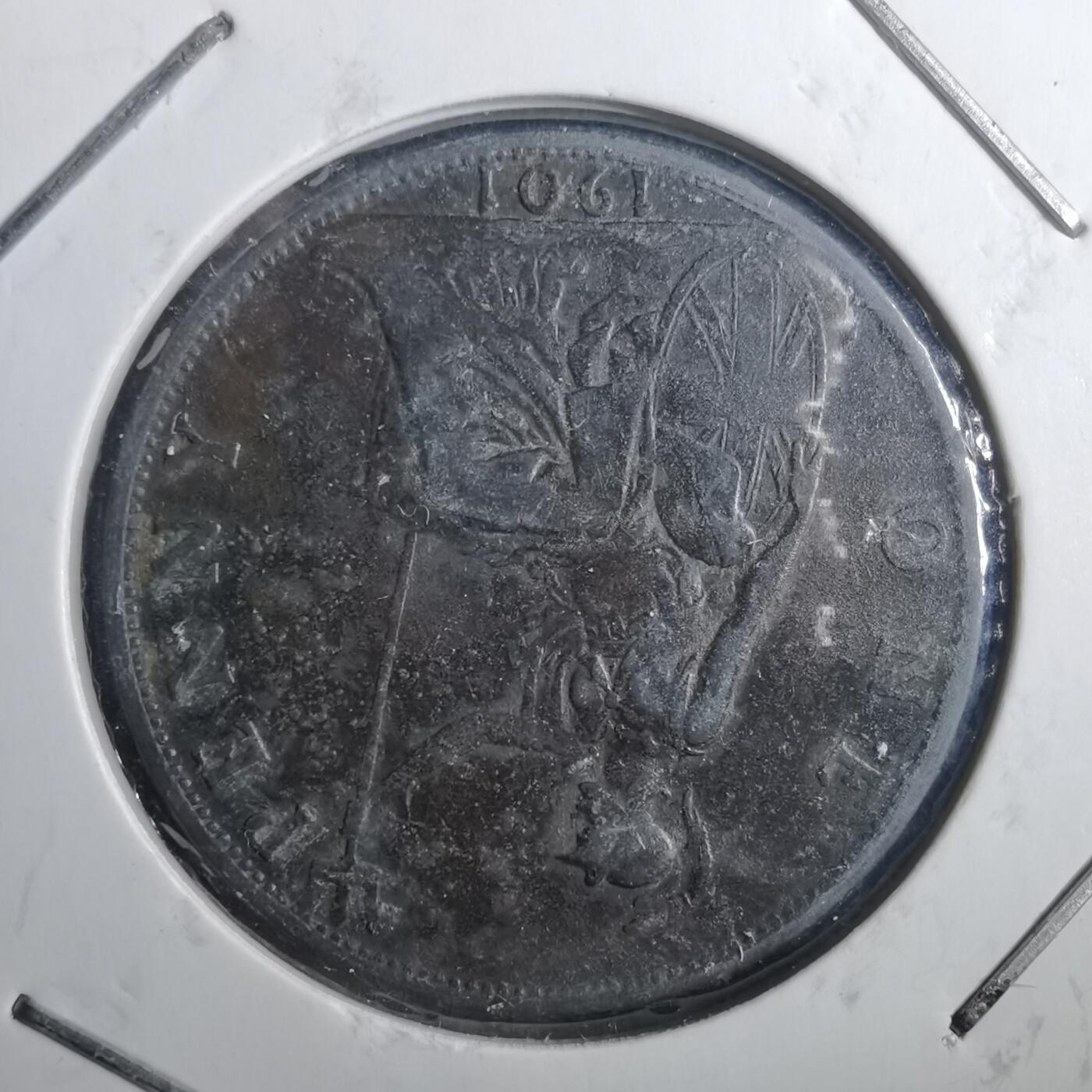 沼泽如烟--第816场 英国1901年1便士