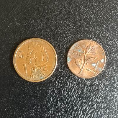 【游宝拍卖】乙巳蛇年61期 秋季先行场 零佣金起拍 - 挪威1欧尔 土耳其1库鲁