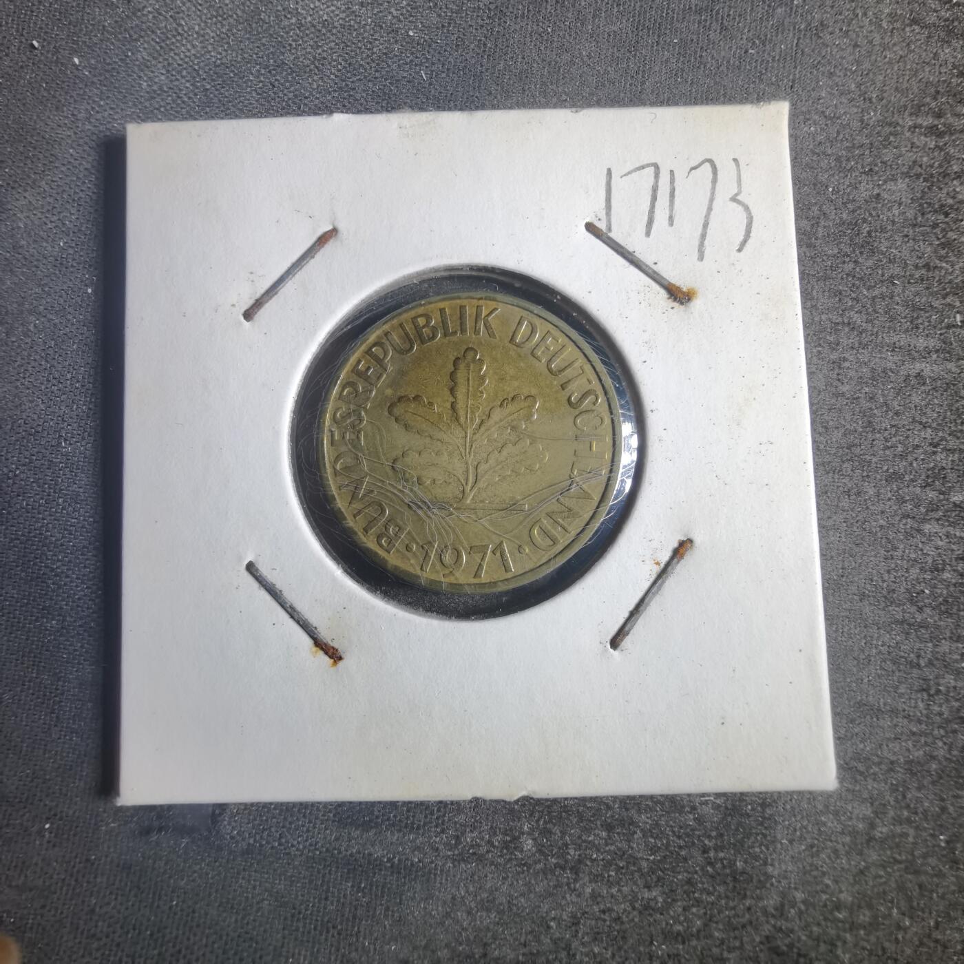 沼泽如烟--第817场 德国1971年10芬尼