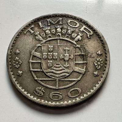 🌹外币初藏🌹🐯2025年第91场  每周二四六晚8️⃣点 接代拍 - 葡属东帝汶1958年60分c