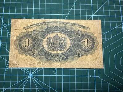 【炜奕收藏】，第四十二期 1939年特立尼达和多巴哥1元，流通品相