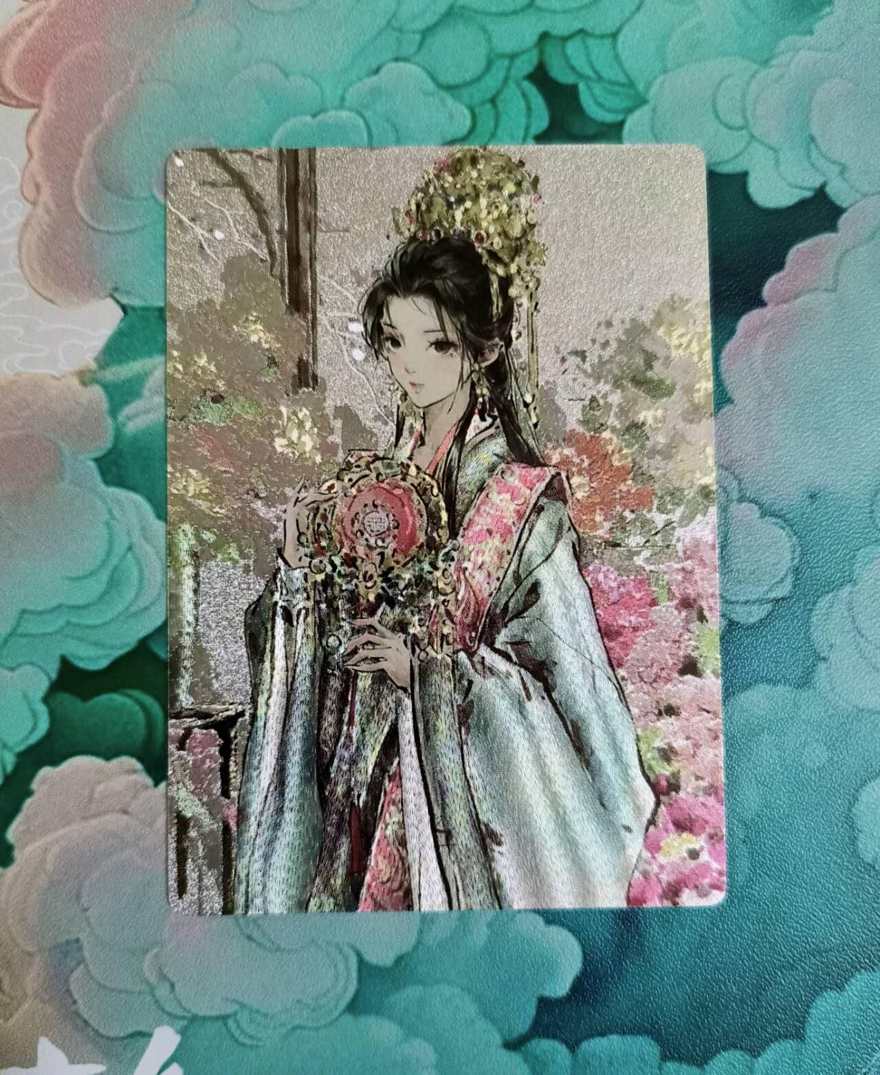 龙虎卡牌第五十一场 （无佣金，满120包邮，欢迎送拍） 粗闪 迟迟绘 扈三娘