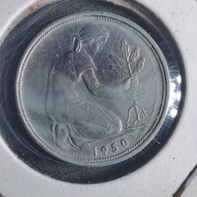 沼泽如烟--第817场 - 德国1950年50芬尼
