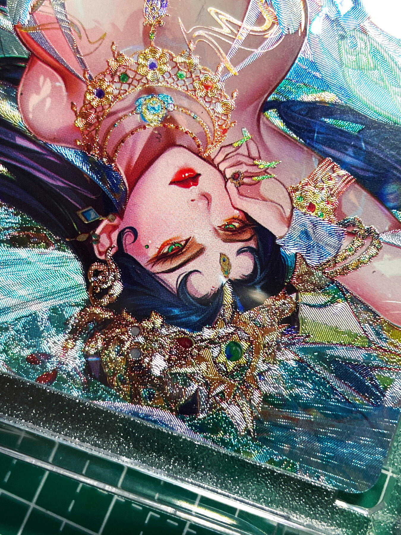 显眼宝28期【关注参拍有赠卡】 【带卡砖】砖家卡牌卡册卡 孔雀公主 一张【仅可通过购买卡册获得】 折光粗闪 63*88