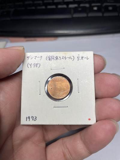 2025年集古藏今外币拍卖第八期-第3场—（总第263拍），可以寄存60天，满160元包邮。 - 1973年丹麦5欧尔